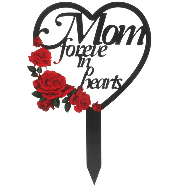 Cemetery Cross Stake Memorial Signs Marker for Grave Crafts