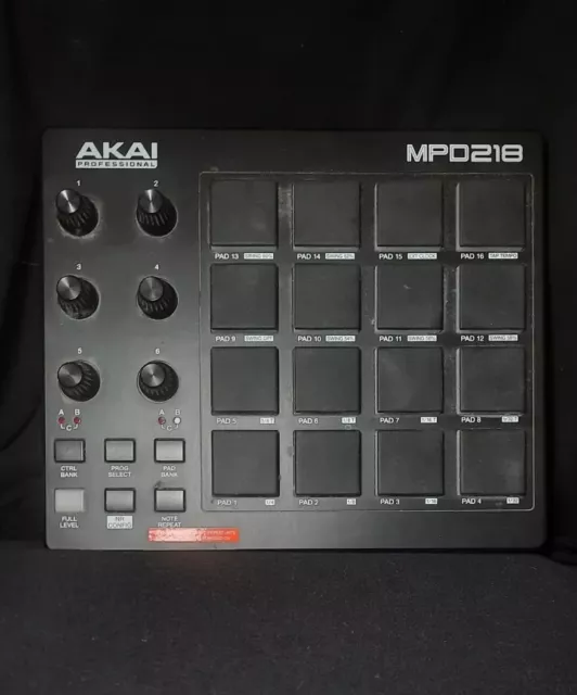 AKAI Professional MPD218- USB MIDI Pad Controller and Drum Machine with MPC pads