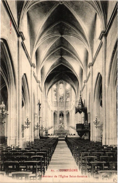CPA AK COMPIEGNE - Intérieur de l'Église St-ANTOINE (424175)
