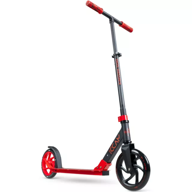 Commuter Kick Scooter 8" Wheels Folding/Height Adjustable, Adults/Teens Ages 8+