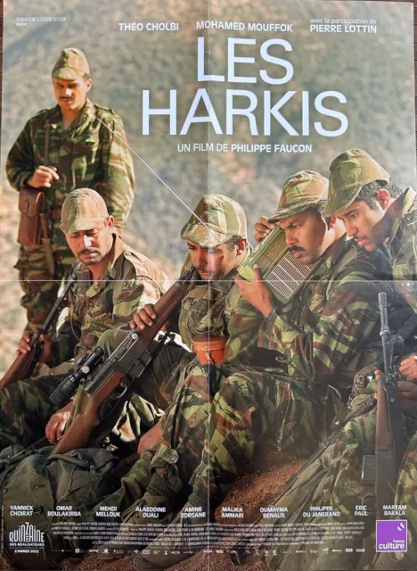 Affiche Cinéma LES HARKIS 40x60cm Poster / Philippe Faucon / Théo Cholbi