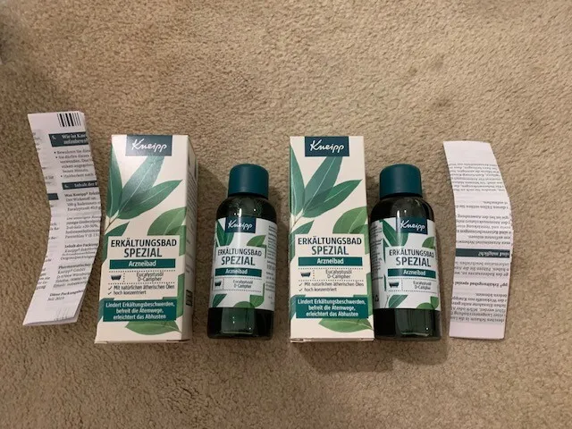 Kneipp Eucalyptus Special Cold & Flu Bath 2 X 20Ml By Recorded Post