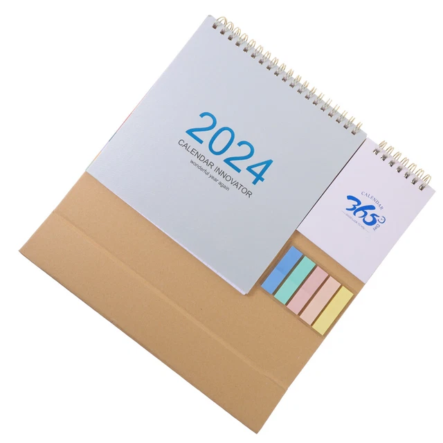 CARTA UFFICIO CALENDARIO Fogli Mobili Per Scrivania Piccolo EUR 15,72 - Foto 9