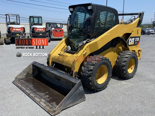 2011 CATERPILLAR 272D XHP SKID STEER, 1288 HOURS, 2 Speed, EROPS  PRE EMISSION