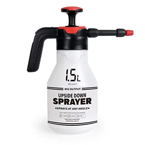0.4 Gallon Garden Pump Sprayer, 1.5L Portable Hand Pump Pressure Water Spray
