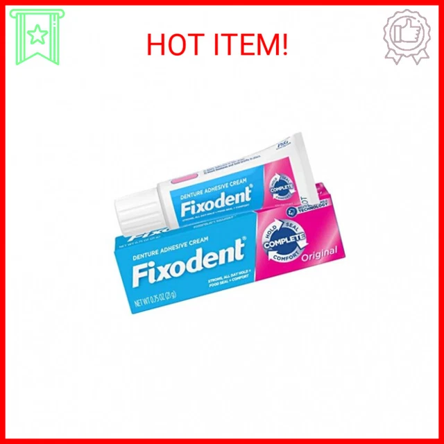 Fixodent Complete Original Denture Adhesive Cream, 0.75 oz