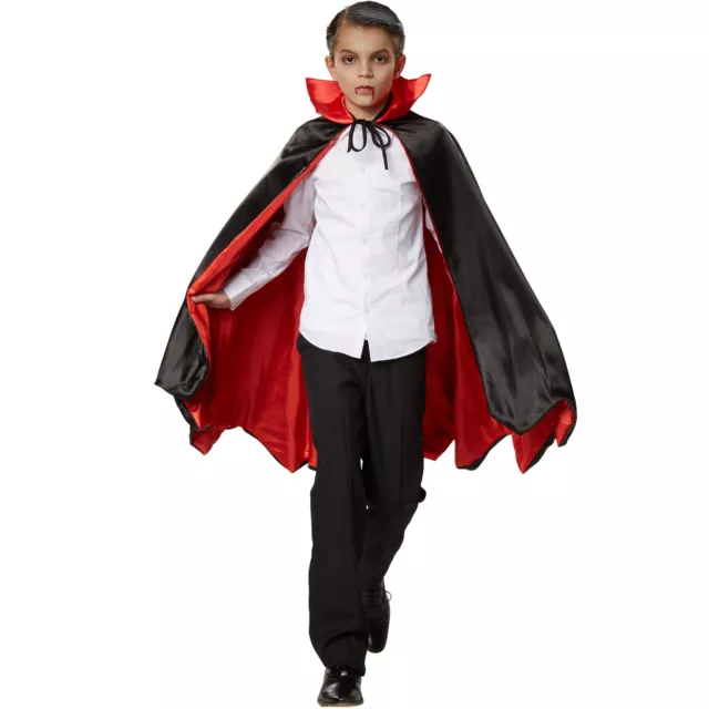 Vampirumhang Fledermaus Kinder Vampir Dracula Cape Karneval Fasnacht Halloween