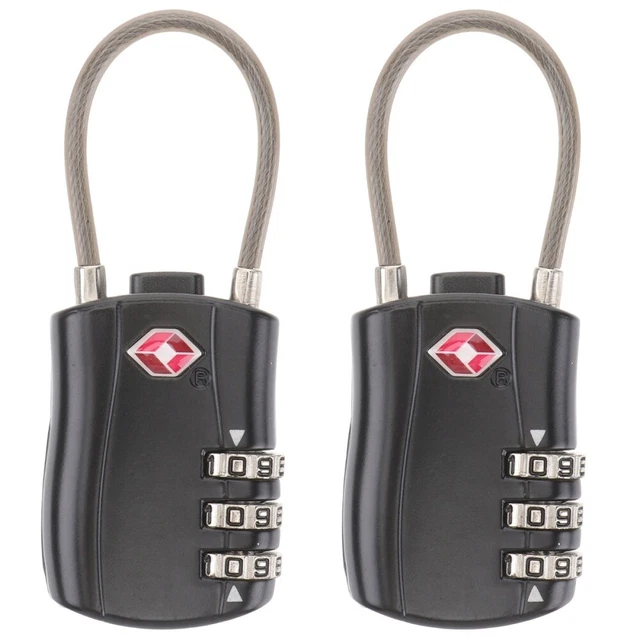 Set 2 dipendenti lucchetto per tende lucchetto bagagli ripostiglio