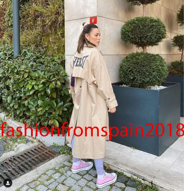 Gabardina Everlast Zara Trench NWT Zara Long Double-Breasted