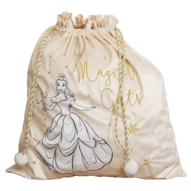 Terciopelo de Lujo Disney Navidad Saco para Regalos/Regalos - Princesa Belle