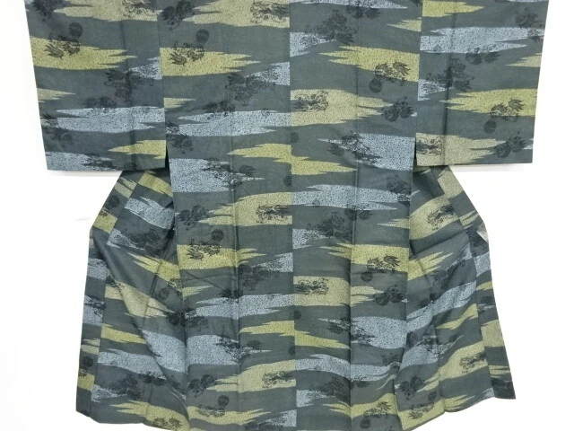 37017# Japanese Kimono / Hitoe Mens Juban / Kion