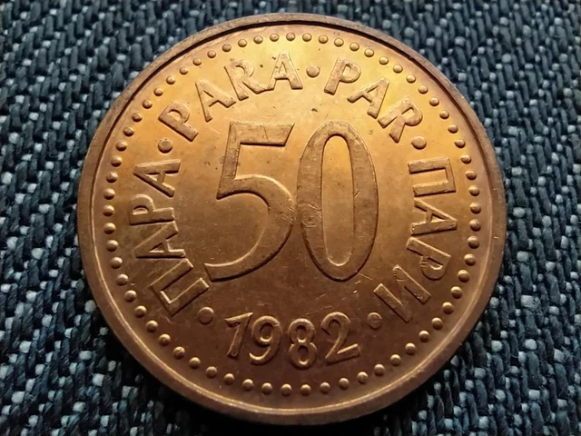 Yugoslavia 50 Para Coin 1982