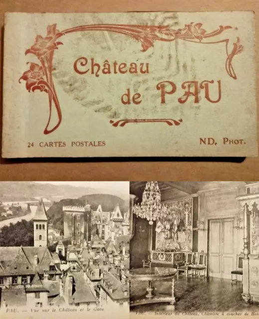Pyrenees Château de Pau Album Collection Old Postcards Department 65