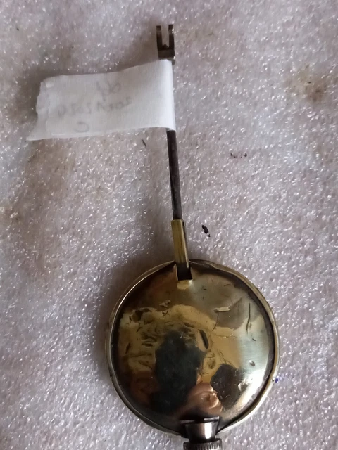 Patte De Collet Balancier Horloge Pendule De Paris 75 Gr Napoléonienne Avec Son Pendule De Cheminee - Foto 5