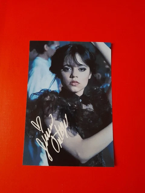 Jenna Ortega - Wednesday  Autographed 6X4 Photo