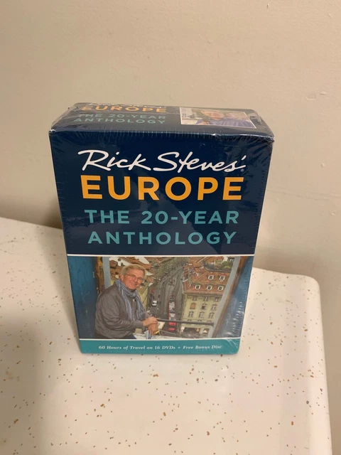 RICK STEVES EUROPE - The 20 Year Anthology 16 DVD Set Travel Guide