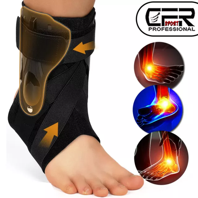 Ankle Sprain Guard Support Brace Compression Plantar Foot Fasciitis Wrap Sports