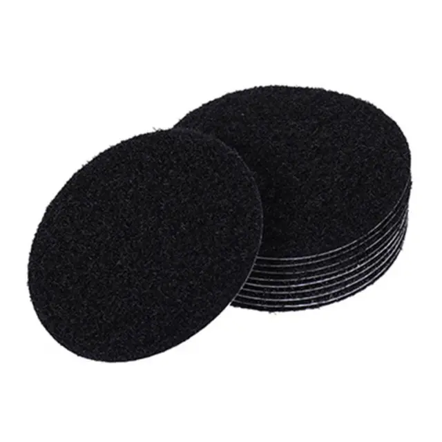 MY# 5pcs Fastener Adhesive Tape for Bed Sheet Sofa Carpet Anti Slip Pad (Black)
