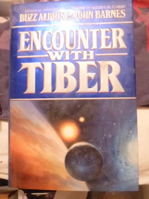 Moonwalker NASA Astronaut BUZZ ALDRIN hand signed Encounter With Tiber book