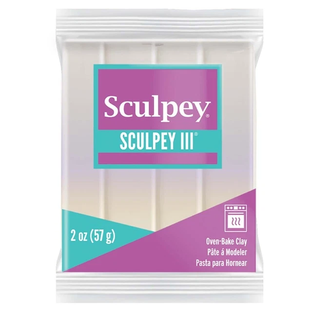 Arcilla para hornear Sculpey III 2 oz perla -S302-1101