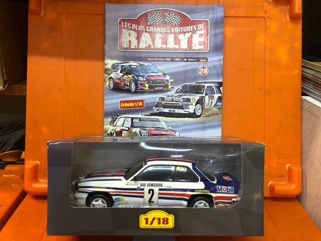 Altaya 1/18 Opel Ascona 400 N°78 - Rallye Kullang - Collection WRC 1980