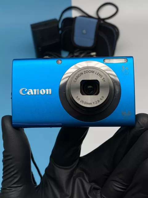 Canon PowerShot A2300 HD 16.0MP Digital Point & Shoot Camera - Rare Blue
