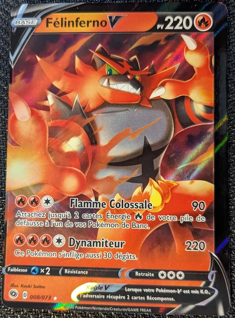 POKÉMON FÉLINFERNO V - Ultra Rare 8/73 Epée et Bouclier 3.5 : La Voie ...