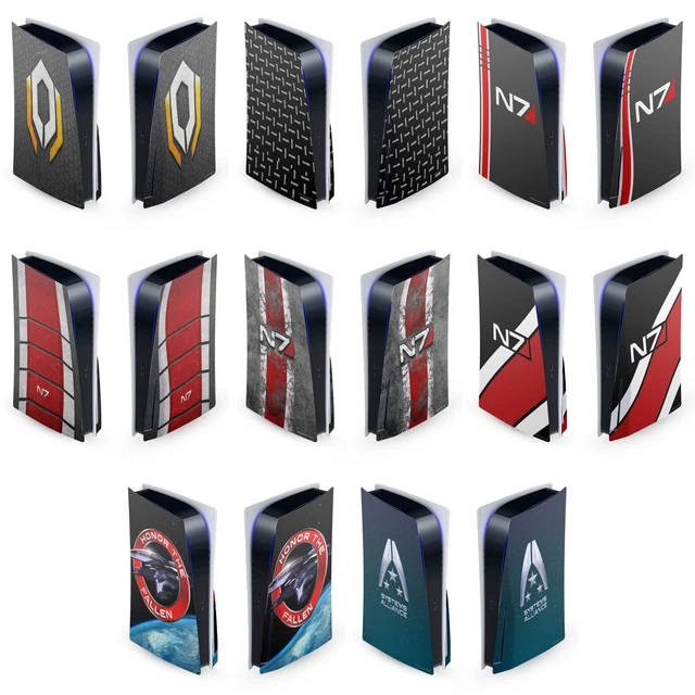 Ea Bioware Mass Effect Graphics Vinyl Skin For Sony Ps5 Disc Edition Console