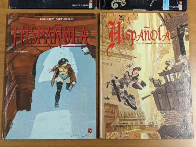 SUPERBE LOT BD - HISPANOLA - SERIE COMPLETE - 4 tomes - FABRICE MEDDOUR 2