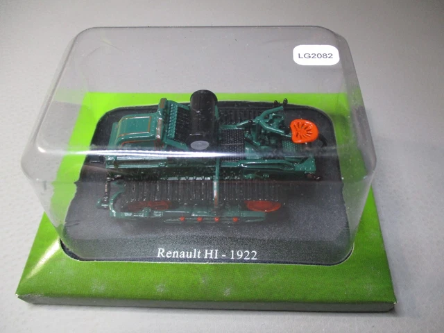 LG2082 UH HACHETTE Tracteur Monde Agricole 19 1/43 Renault HI France 1922 vert