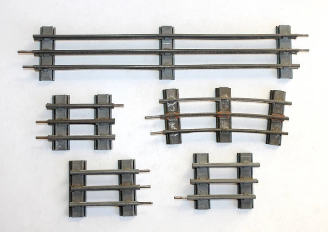 HORNBY O LOT DE RAILS DROITS ET COURBES 3 VOIES SANS BOITE - Boutique