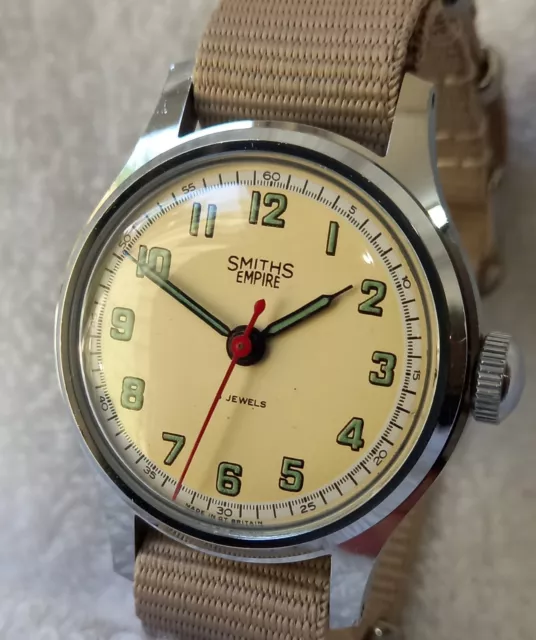 VINTAGE SMITHS EMPIRE Military Style watch. $63.22 - PicClick