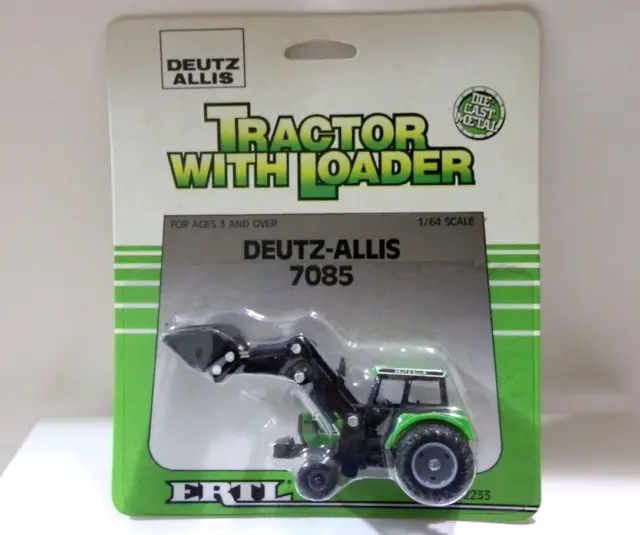 1988 Ertl 1/64 Deutz-Allis 7085 Tractor With End Loader