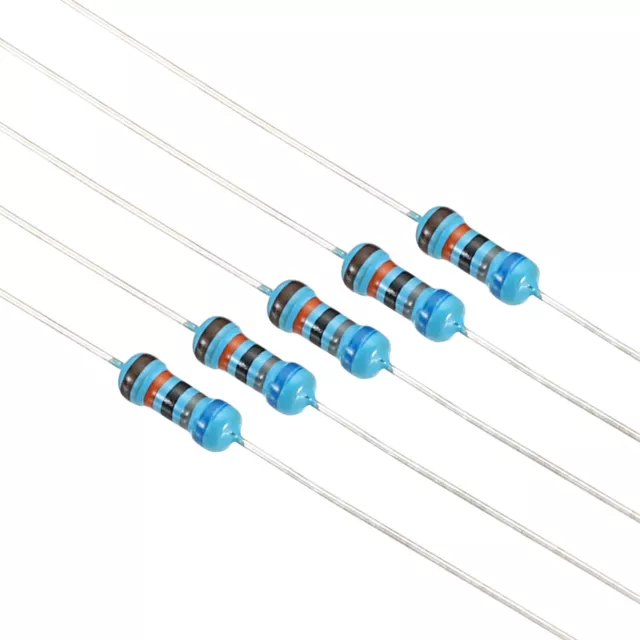 1/4W Résistances Trousse 600 Set 30 Valeurs Métal 10R Ohm-1M Ohm 5% Resistance