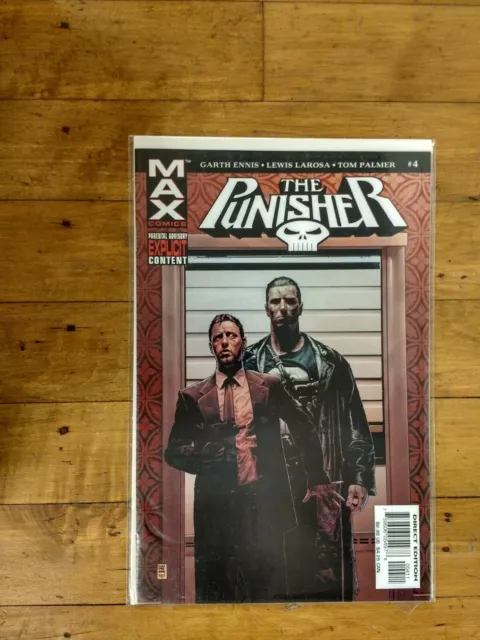 Marvel Punisher #4 Max Comics Unread Condition Ennis