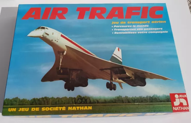 Jeu de société - Air Traffic de Nathan - Le concorde (Game) 1974 RARE+++