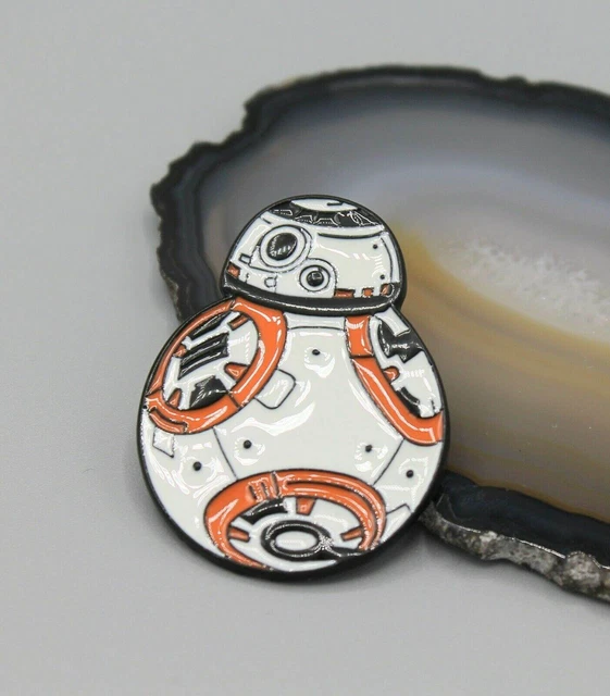 Star Wars BB8 robot Darth Vader fictional character pin brooch fun fashion
