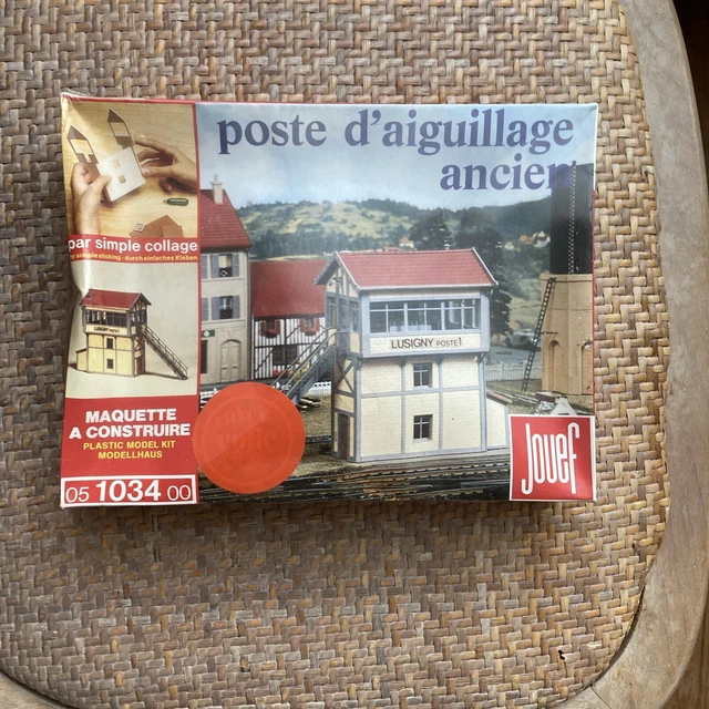 Maquette Poste D'aiguillages Jouef HO - Bâtiment Gare Occasion - Fabriqué En France