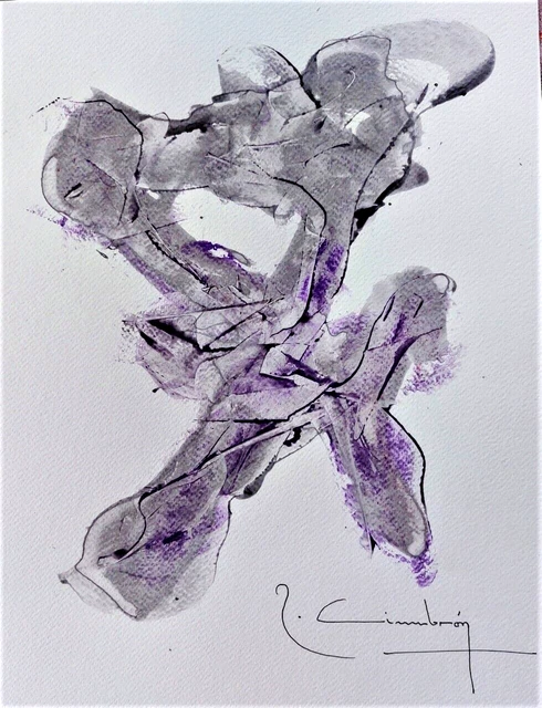 Abstracto de Robledo Cimbrón Titulo:" Relax Composition 050 "