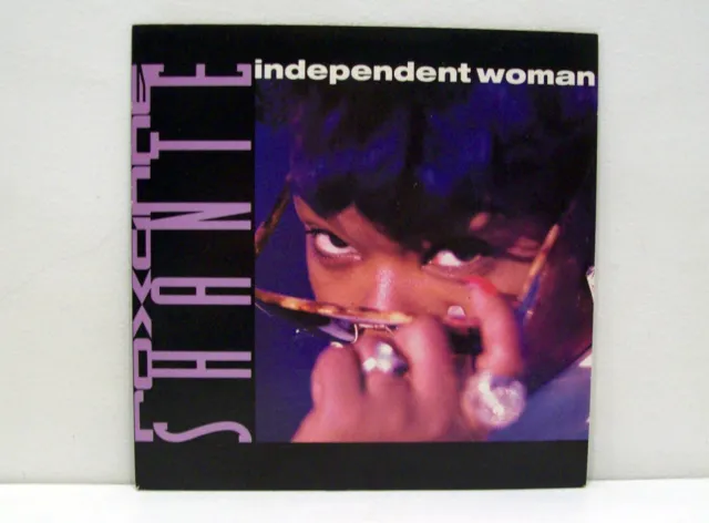 ROXANNE SHANTE - independent woman 7" MARLEY MARL picture sleeve '89 RAP 45