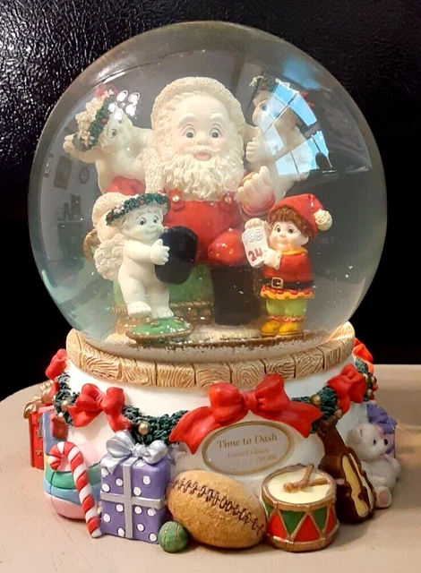 Globo de nieve musical Westland ""Time To Dash"" edición limitada Santa Angels Elf