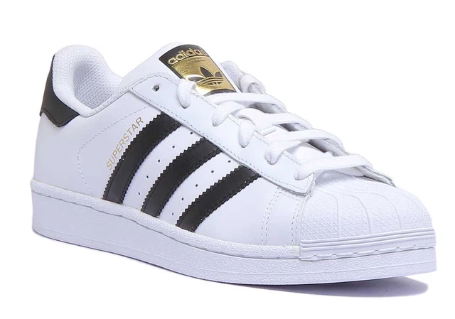 ADIDAS SUPERSTAR B Grado Donna Pelle Ginnastica IN Bianco Nero Misura UK 3 8 EUR 78 52 PicClick IT