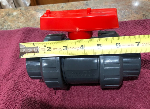 1 1/2"  Pvc True Union Ball Valve