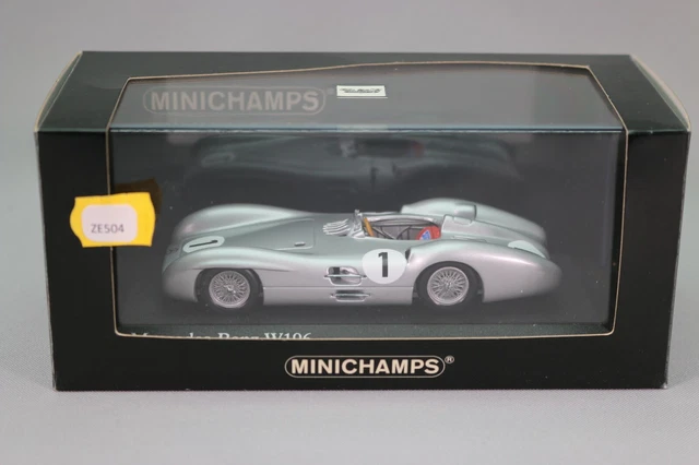 Voiture Ancienne En Tôle JNF - Mercedes Benz W196 - Années 1950 - Metal Toy Car - Occasion