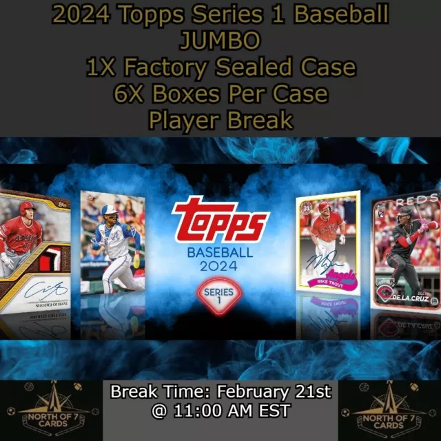 PAUL GOLDSCHMIDT 2024 Topps Series 1 Baseball 1X étui jumbo joueur