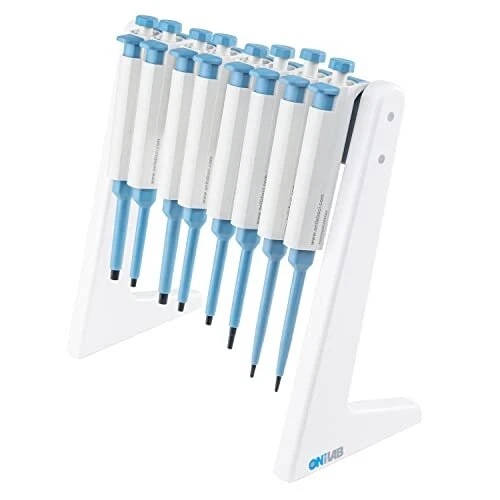 ’S Lab Micropipette/Pipette Rack, Pipette Stand,Pipettor Holder Fits Up Linear