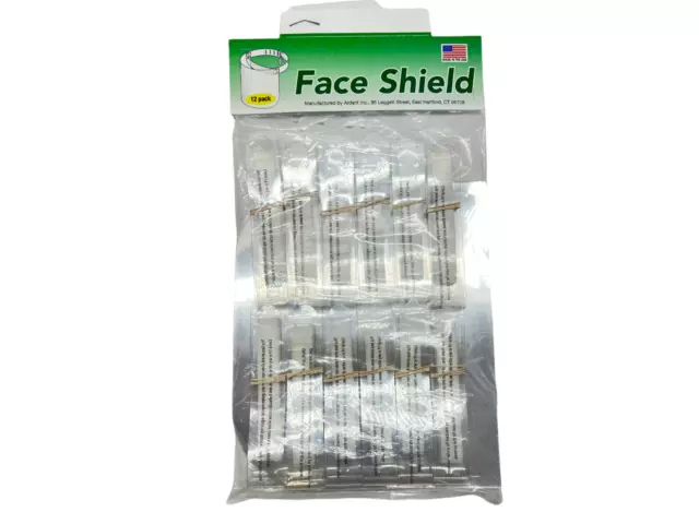 Pack of 12 Adjustable Ardent Face Shields