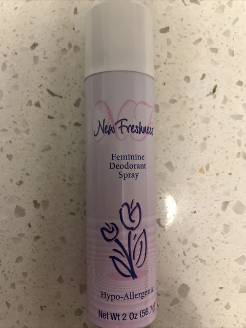 Nuevo aerosol desodorante femenino Freshness 2 oz