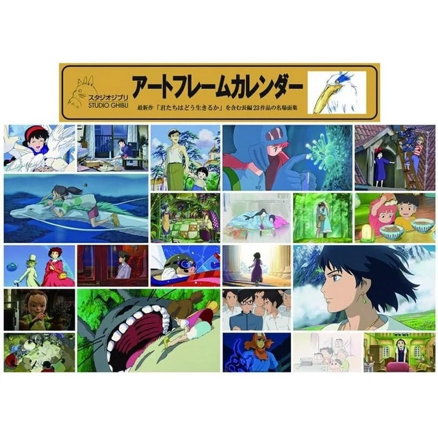 2024 STUDIO GHIBLI Works Art Frame Calendar Japan 64.65 PicClick