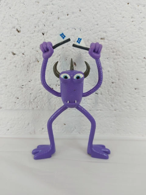Spring Monster Inc DISNEY PIXAR MONSTERS Inc University - Toy Figure with spring loaded ...